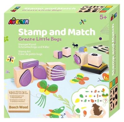 Opakowanie Stempluj i dopasuj- owady