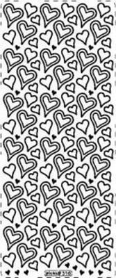 Opakowanie Stiker ażurowy 310 10x23cm złoty