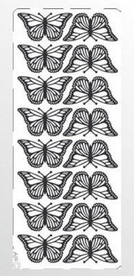 Opakowanie Stiker ażurowy srebrny