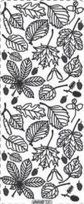 Opakowanie Stiker ażurowy złoty