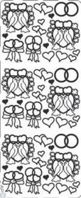 Opakowanie Stiker ażurowy złoty