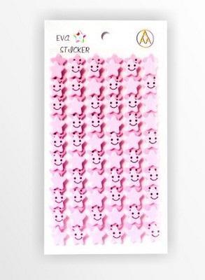 Opakowanie Stiker Gwiazdka piankowy jasny róż