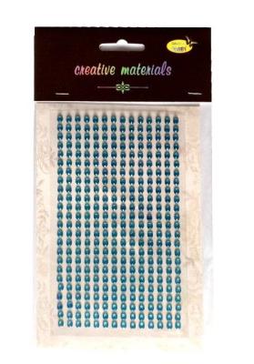 Opakowanie Stiker z kryształkami 4mm 336szt jasnoniebieskie