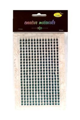 Opakowanie Stiker z kryształkami 4mm 336szt turkusowy