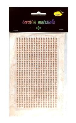 Opakowanie Stiker z perełkami 3mm jasny brąz