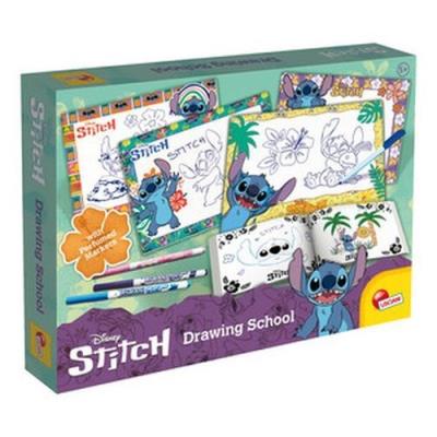 Stitch Szkoła rysowania z perfumowanymi długopisami. Wydawca: Lisciani. SmakLiter.pl Opakowanie Stitch Szkoła rysowania z perfumowanymi długopisami