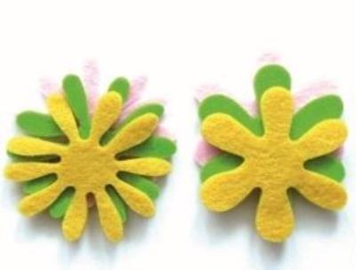 Opakowanie Stokrotki z filcu 6szt