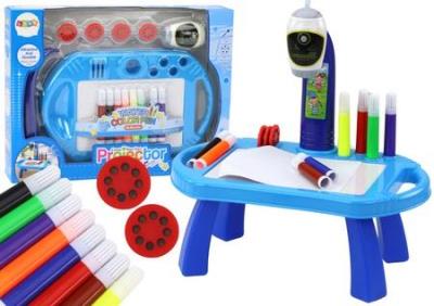 Opakowanie Stolik do rysowania z rzutnikiem niebieski