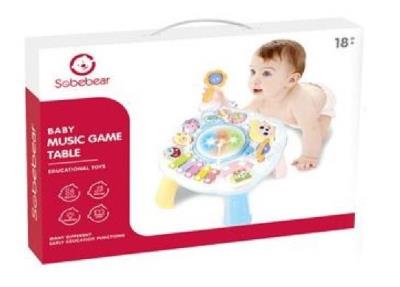 Stolik edukacyjny 6 aktywności. Wydawca: Sobebear. SmakLiter.pl Opakowanie Stolik edukacyjny 6 aktywności