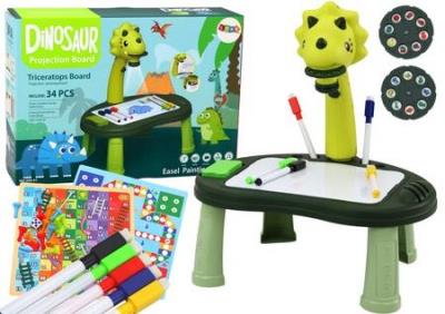 Opakowanie Stolik z projektorem 2w1 zielony Dinozaur
