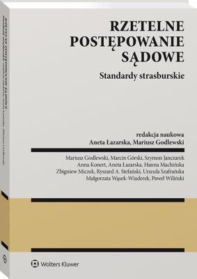 Okładka książki Strasburski standard rzetelnego postępowania procesowego