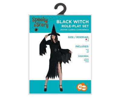 Opakowanie Strój dla dorosłych Czarownica czarna rozm. S