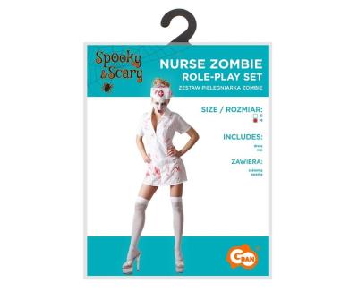 Opakowanie Strój dla dorosłych Pielęgniarka Zombie rozm.M