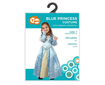Opakowanie Strój dla dzieci Niebieska Księżniczka r. 92/104cm