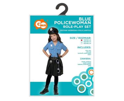 Opakowanie Strój dla dzieci Niebieska Policjantka r.110/120cm
