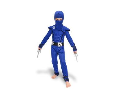 Opakowanie Strój Ninja niebieski rozm. 116-128cm