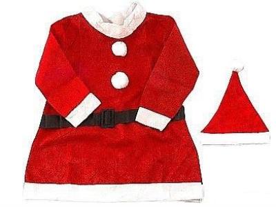 Opakowanie Strój Pani Mikołajowej welurowy 7-9lat