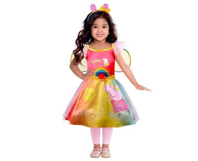 Strój Peppa Rainbow Dress 3-4 lat. Wydawca: AMSCAN. SmakLiter.pl Opakowanie Strój Peppa Rainbow Dress 3-4 lat
