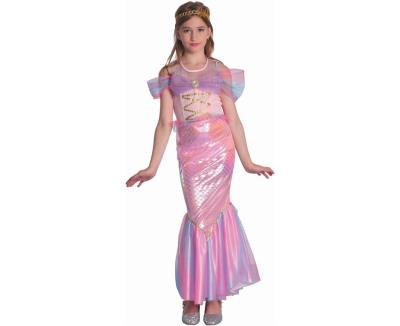 Opakowanie Strój Różowa Syrenka rozm 120/130cm