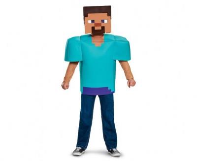Opakowanie Strój Steve - Minecraft (licencja) M 7-8 lat