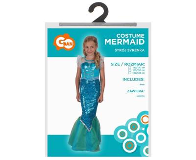 Opakowanie Strój syrenka rozm. 120/130cm