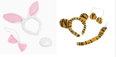 Opakowanie Strój - Zestaw z ogonkiem - tygrys lub królik