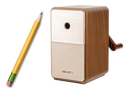 Opakowanie Strugaczka na korbke z pojemnikiem brązowa