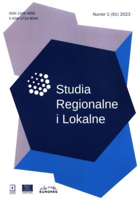 Studia Regionalne i Lokalne 1 ( 91) 2023. Wydawca: Scholar. SmakLiter.pl Opakowanie Studia Regionalne i Lokalne 1 ( 91) 2023