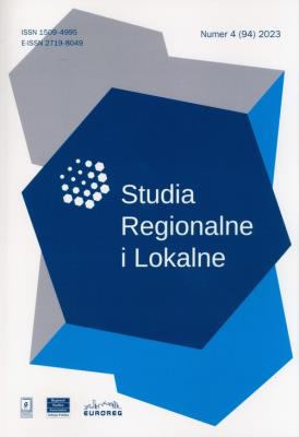 Studia Regionalne i Lokalne 4/2023 (94). Wydawca: Scholar. SmakLiter.pl Opakowanie Studia Regionalne i Lokalne 4/2023 (94)