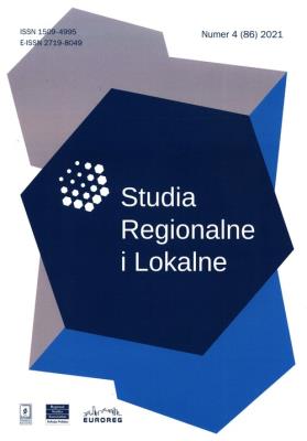 Opakowanie Studia Regionalne i Lokalne 4 (86) 2021