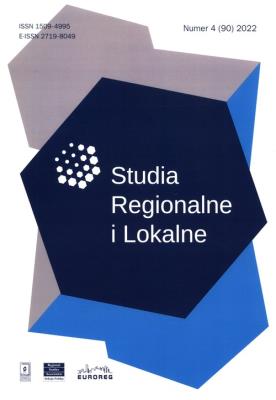 Opakowanie Studia Regionalne i Lokalne 4 (90) 2022