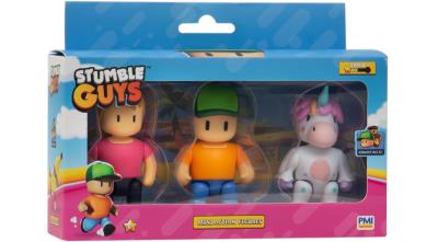 Opakowanie Stumble Guys Mini Action Figures 3 Pack Mr. Stumble Ms. Stumble Sprinkles