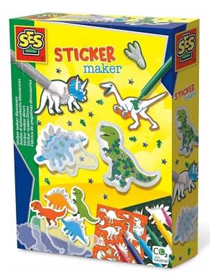 Opakowanie Stwórz naklejki dinozaury
