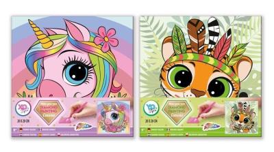 Opakowanie Stwórz własne płótno diamentowe, 20x20 cm mix