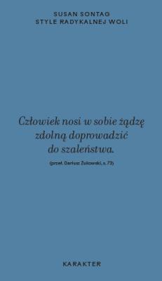 Okładka książki Style radykalnej woli