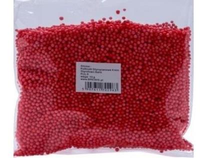Opakowanie Styropianowe kulki 4mm czerwone 100g