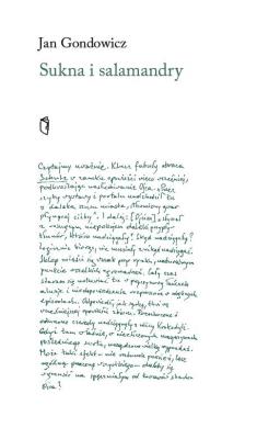 Okładka książki Sukna i salamandry