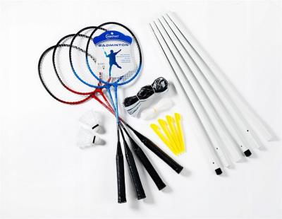 Opakowanie Sunsport Badminton Zestaw dla 4 osób z siatką i stelażem