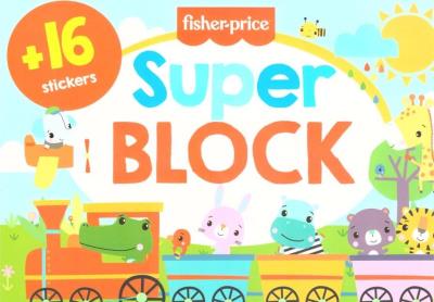 Okładka książki Super block + 16 naklejek