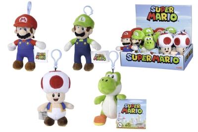 Opakowanie Super Mario Breloki pluszowe 4 rodzaje