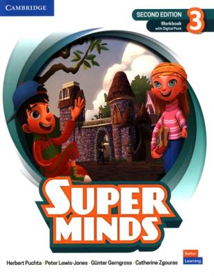 Super Minds Level 3 Workbook with Digital Pack British English. Autor: Puchta Herbert, Lewis-Jones Peter, Gerngross GĂĽnter, Zgouras Catherine. SmakLiter.pl Okładka książki Super Minds Level 3 Workbook with Digital Pack British English