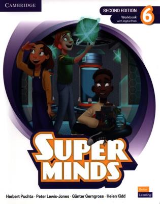 Super Minds Level 6 Workbook with Digital Pack British English. Autor: Puchta Herbert, Lewis-Jones Peter, Gerngross GĂĽnter, Kidd Helen. SmakLiter.pl Okładka książki Super Minds Level 6 Workbook with Digital Pack British English