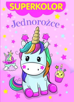 Okładka książki Superkolor. Jednorożce