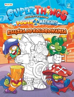 Okładka książki SuperZings. Książka do kolorowania
