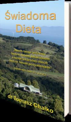Świadoma dieta. Autor: Tomasz Chałko. SmakLiter.pl Okładka książki Świadoma dieta