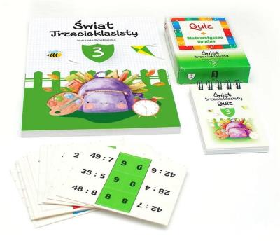 Świat trzecioklasisty - zestaw. Autor: Marzena Pawłowska. SmakLiter.pl Okładka książki Świat trzecioklasisty - zestaw