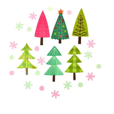 Opakowanie Świąteczne naklejki dekoracyjne 3D 24szt