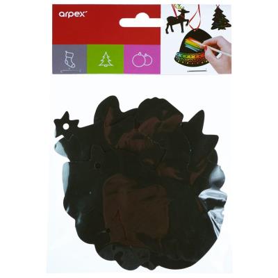 Opakowanie Świąteczne zawieszki zdrapki 3szt