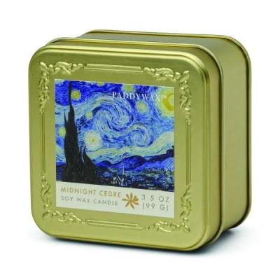 Świeca sojowa w puszce Impressionist. Wydawca: Gentlemen's Hardware. SmakLiter.pl Opakowanie Świeca sojowa w puszce Impressionist