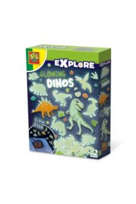 Opakowanie Świecące w ciemności Dinozaury Ses expolre